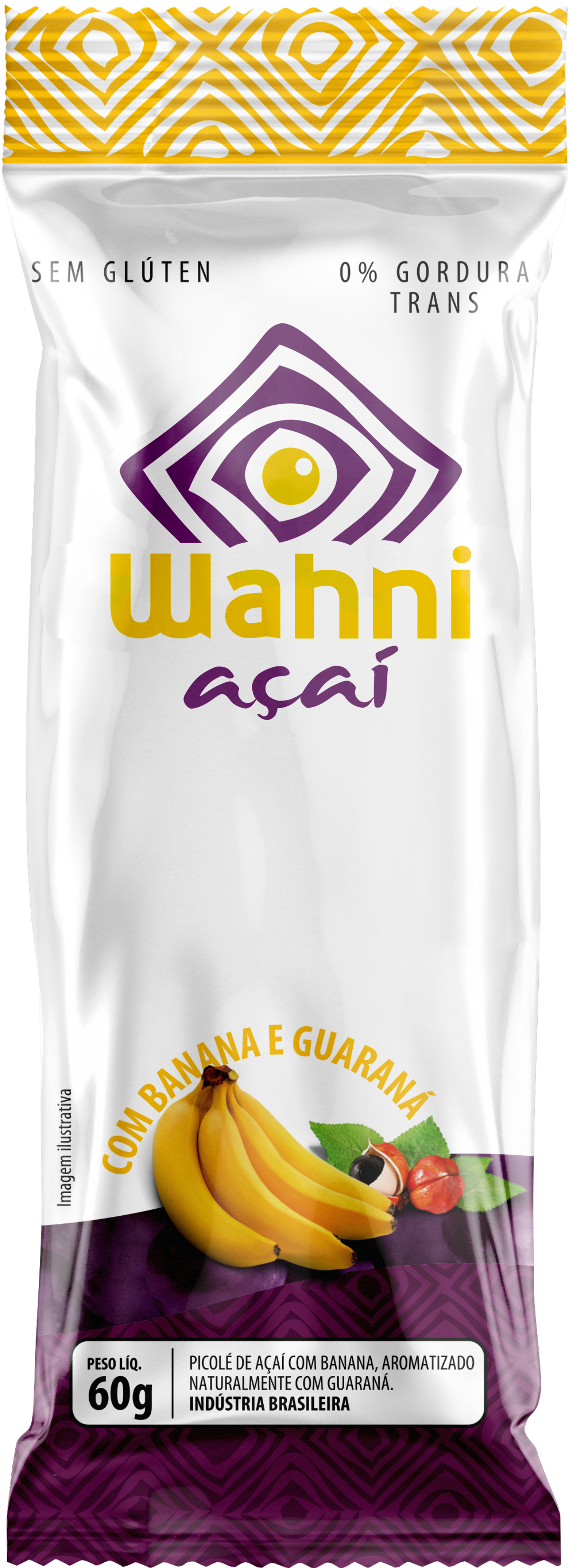 Picolé Wahni Açaí Banana